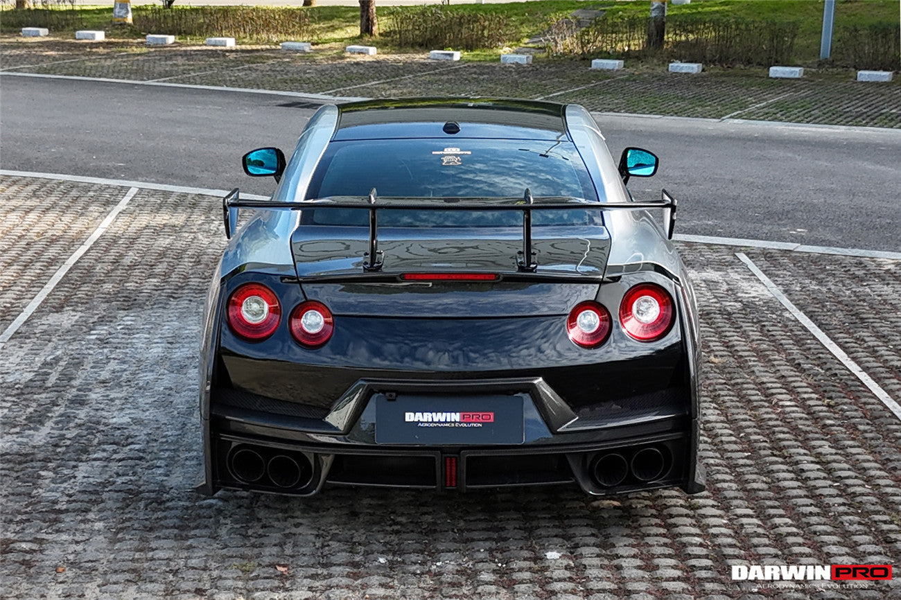2008 - 2024 Nissan GTR R35 CBA/DBA/EBA 2024-Nismo Style Part Carbon Fiber Rear Bumper With Black Light