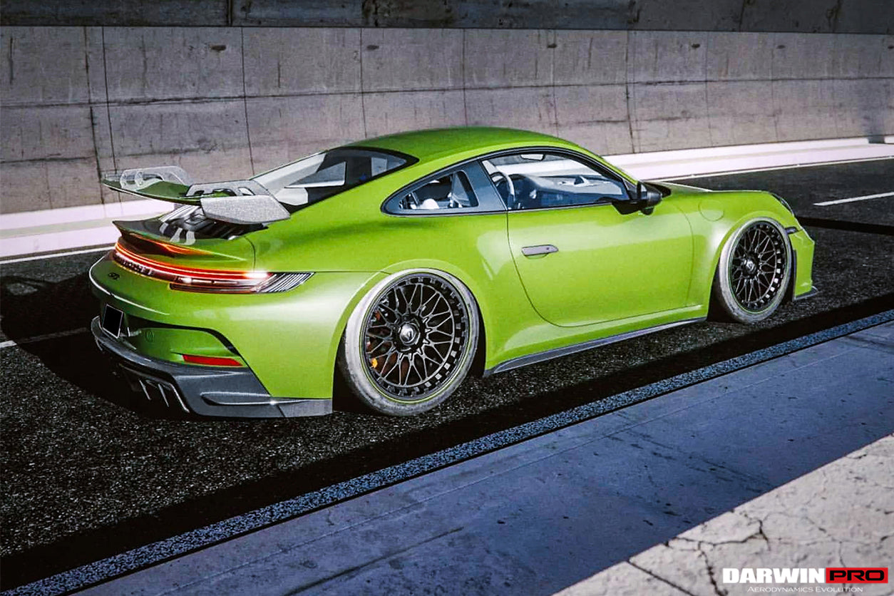 2019 - 2024 Porsche 911 992 Carrera & S & 4 & 4S & Targa & Cabriolet GT3 Style Rear Bumper