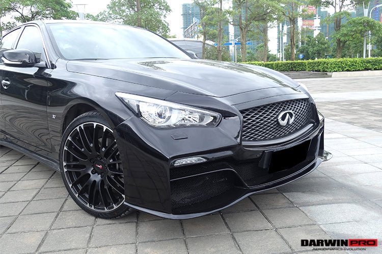 2014 - 2022 Infiniti Q50 Sedan EAU ROUGE Style Front Bumper