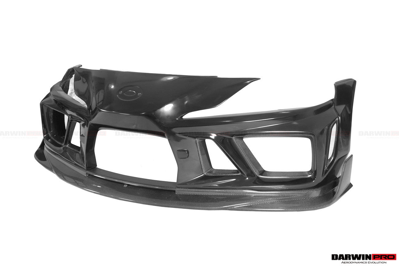 2019 - 2025 Toyota GR Supra (J29 & DB) A90 A91 BKSSII Style Partial Carbon Fiber Front Bumper