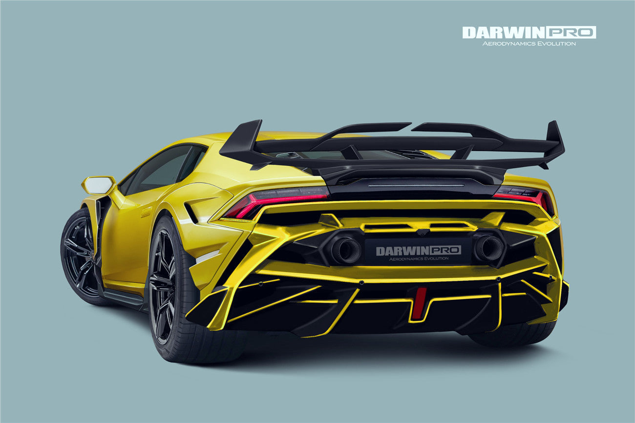 2019 - 2025 Lamborghini Huracan EVO & Tecnica BKSSII Style Rear Bumper