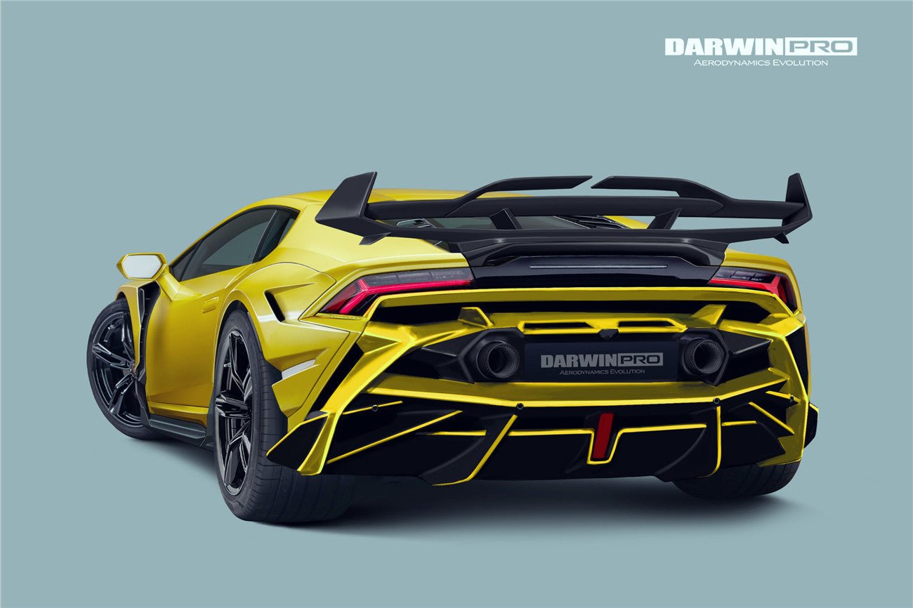 2019 - 2025 Lamborghini Huracan EVO & Tecnica BKSSII Style Rear Bumper