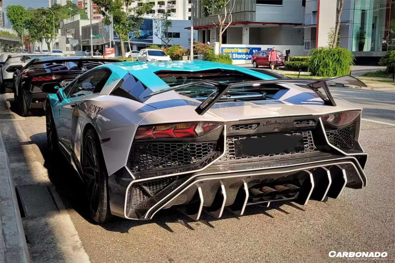 2011 - 2022 Lamborghini Aventador LP700 LP750 LP740 LP720 LP780 Coupe & Roadster VTC Style Trunk Spoiler
