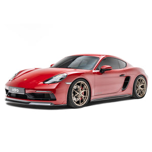 Porsche 718 Boxster Cayman Prepreg Carbon Fiber Side Skirts 2017 - 2020