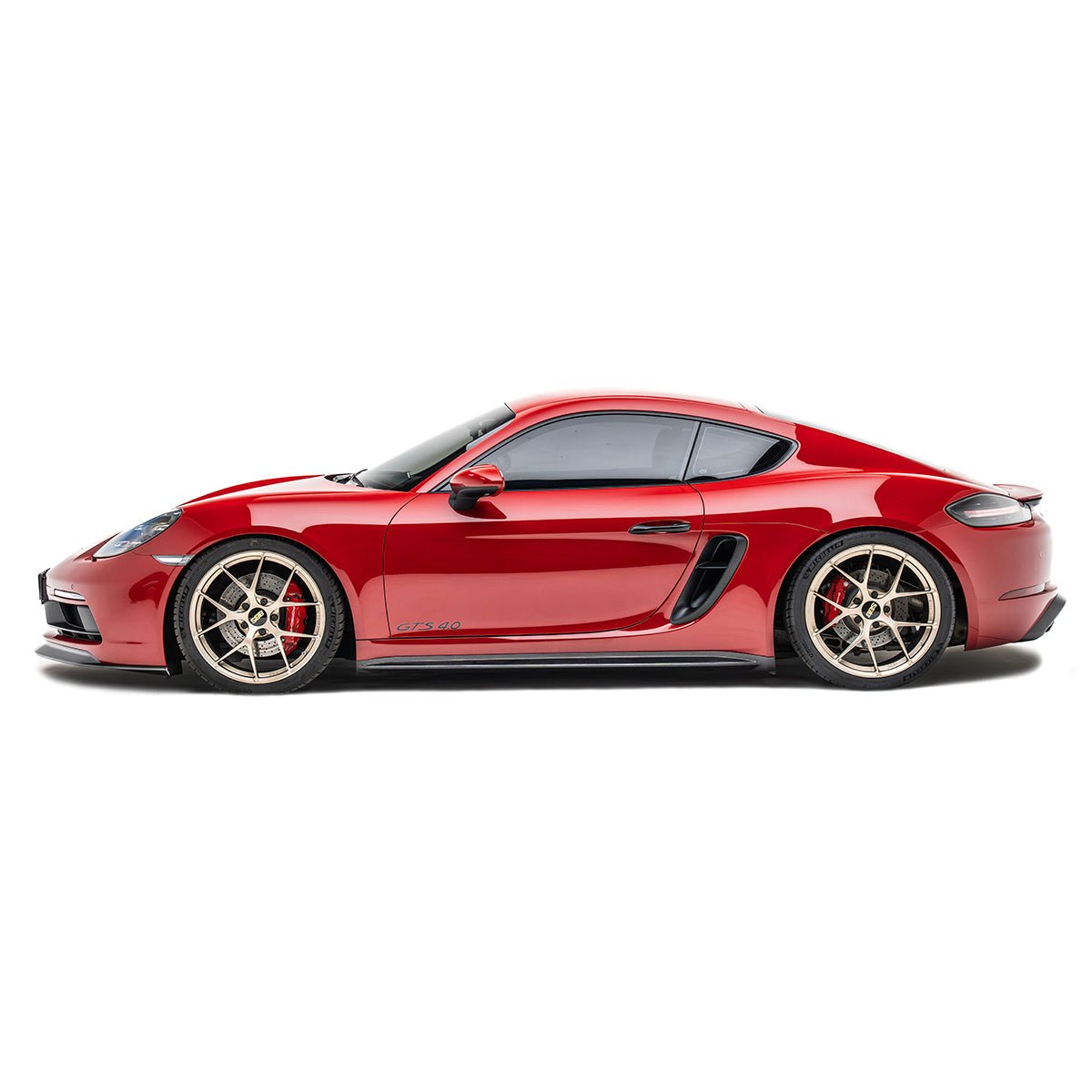 Porsche 718 Boxster Cayman Prepreg Carbon Fiber Side Skirts 2017 - 2020