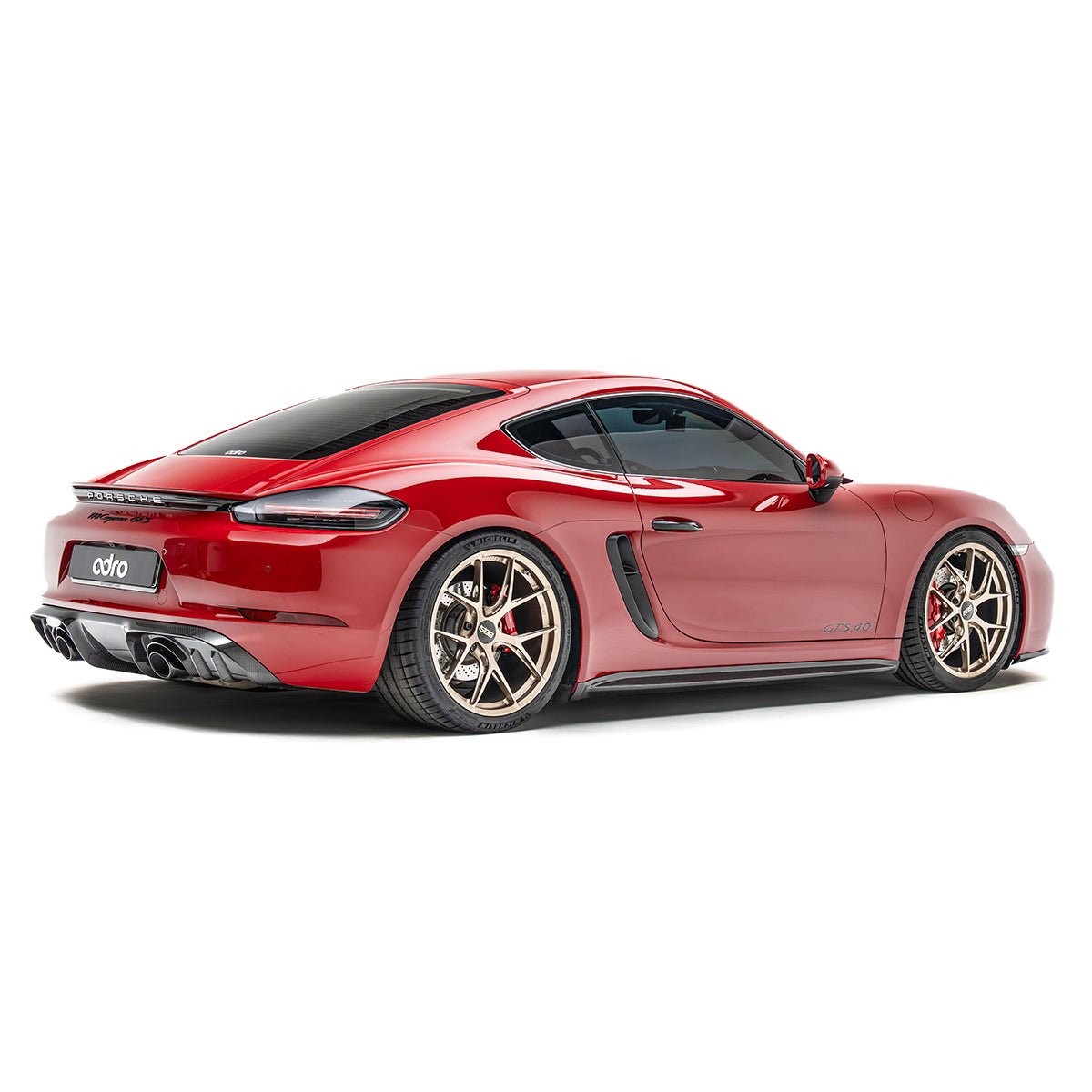 Porsche 718 Boxster Cayman Prepreg Carbon Fiber Side Skirts 2017 - 2020