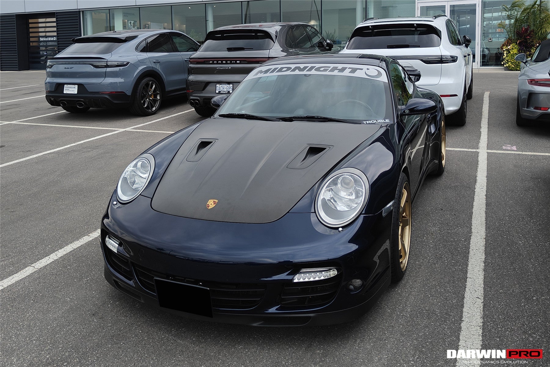 2005 - 2012 Porsche 911 997 Carrera & S & 4S & Turbo & 06-12 Cayman 987 GT2RS Style Hood