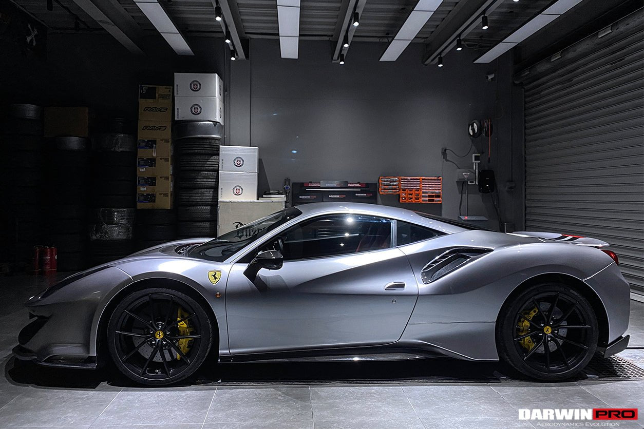 2015 - 2020 Ferrari 488 GTB & Spyder Pista Style Side Skirts