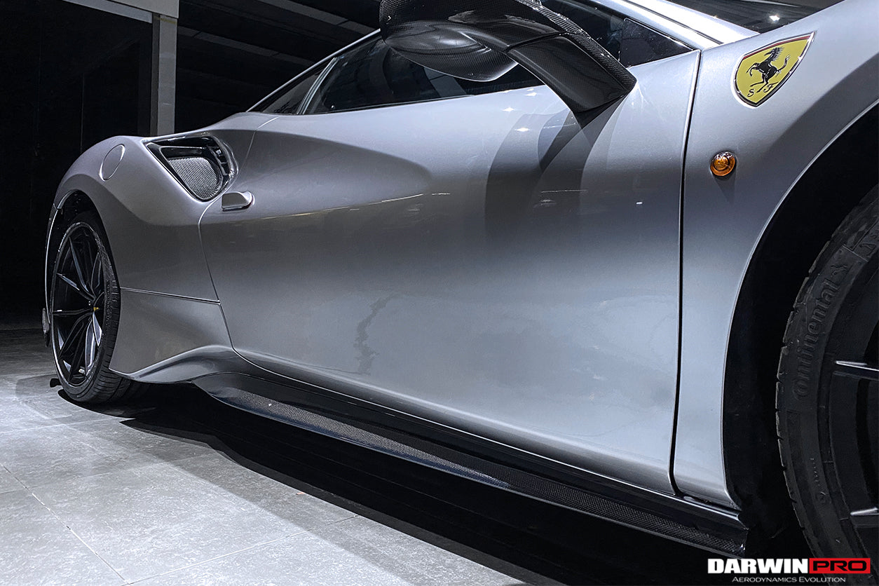 2015 - 2020 Ferrari 488 GTB & Spyder Pista Style Side Skirts