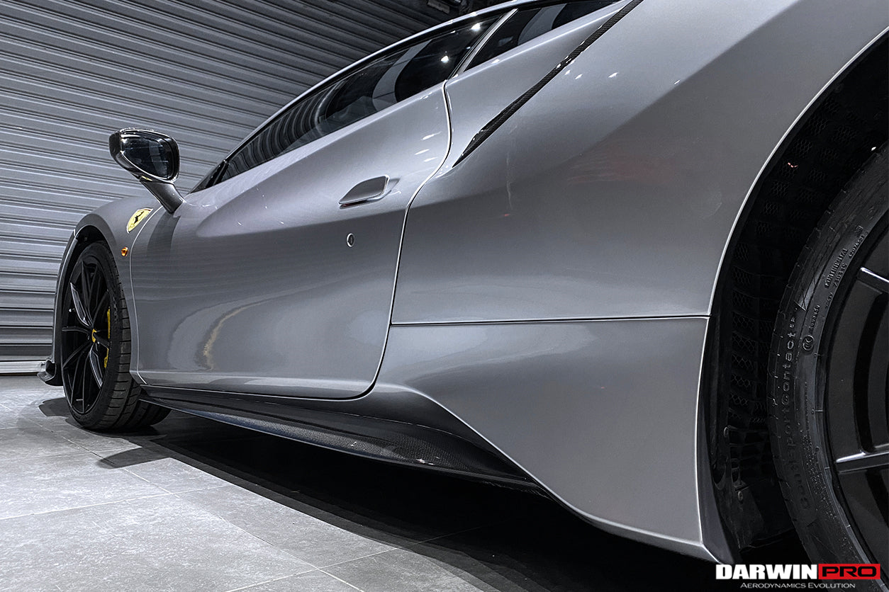 2015 - 2020 Ferrari 488 GTB & Spyder Pista Style Side Skirts