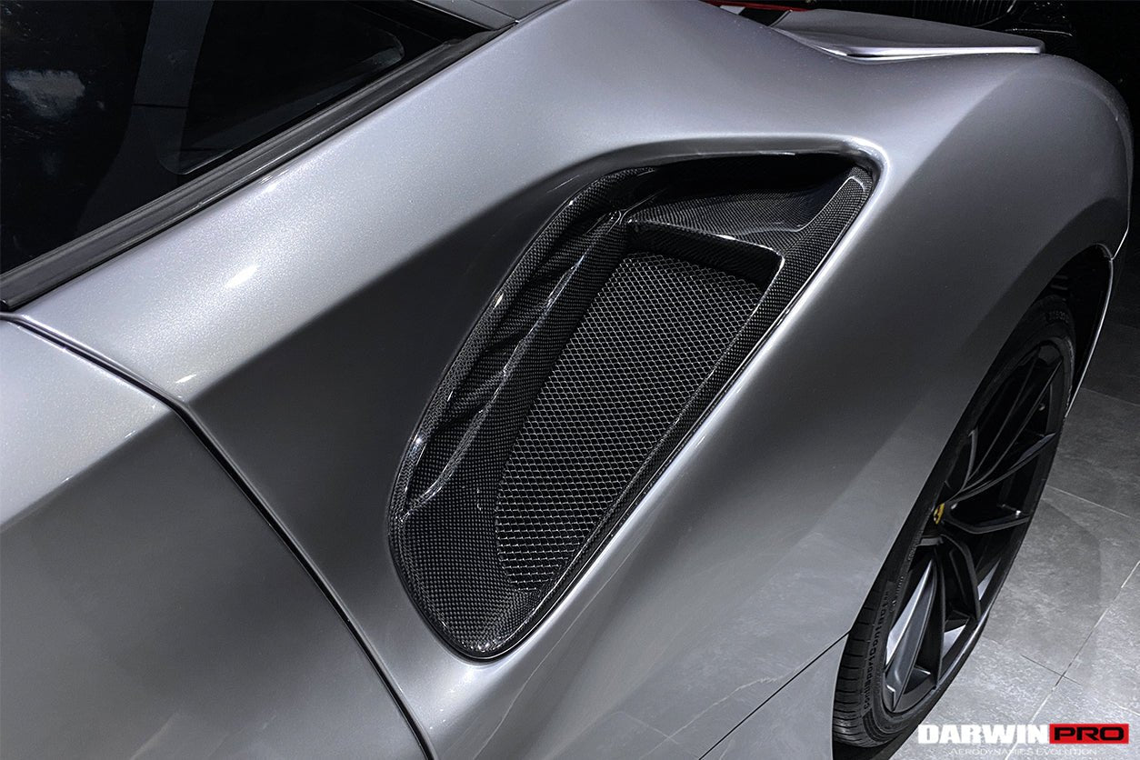 2015 - 2020 Ferrari 488 GTB & Spyder Pista Style Quarter Panel Side Scoops