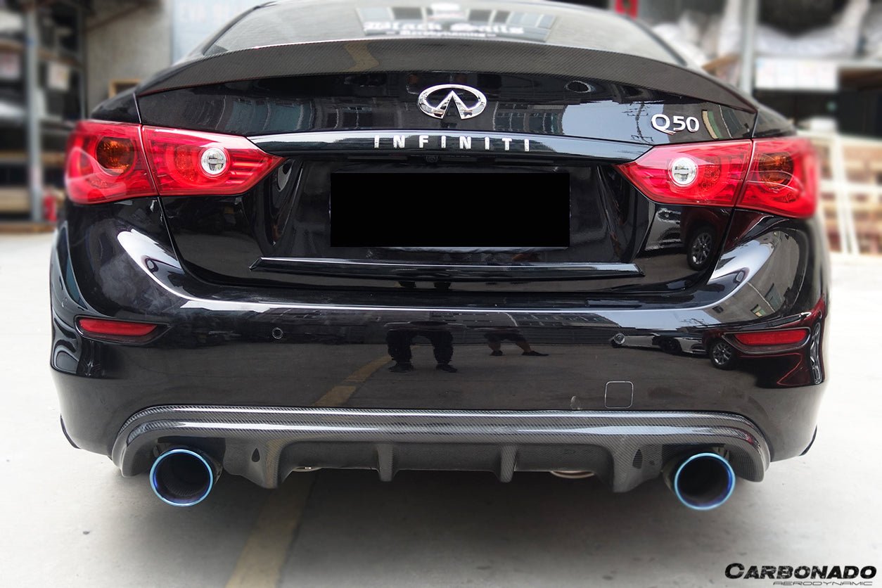 2014 - 2017 Infiniti Q50 Sedan VE Style Rear Lip