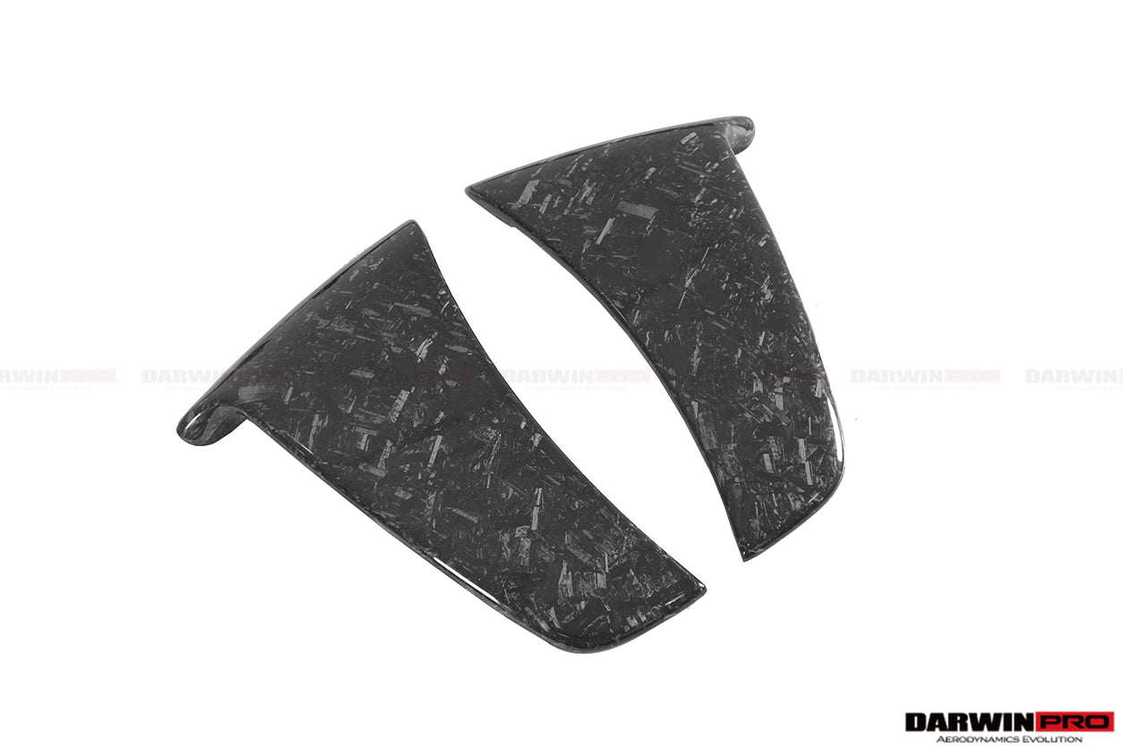 2018 - 2021 McLaren 600lt Carbon Fiber Rear Bumper Side Canards