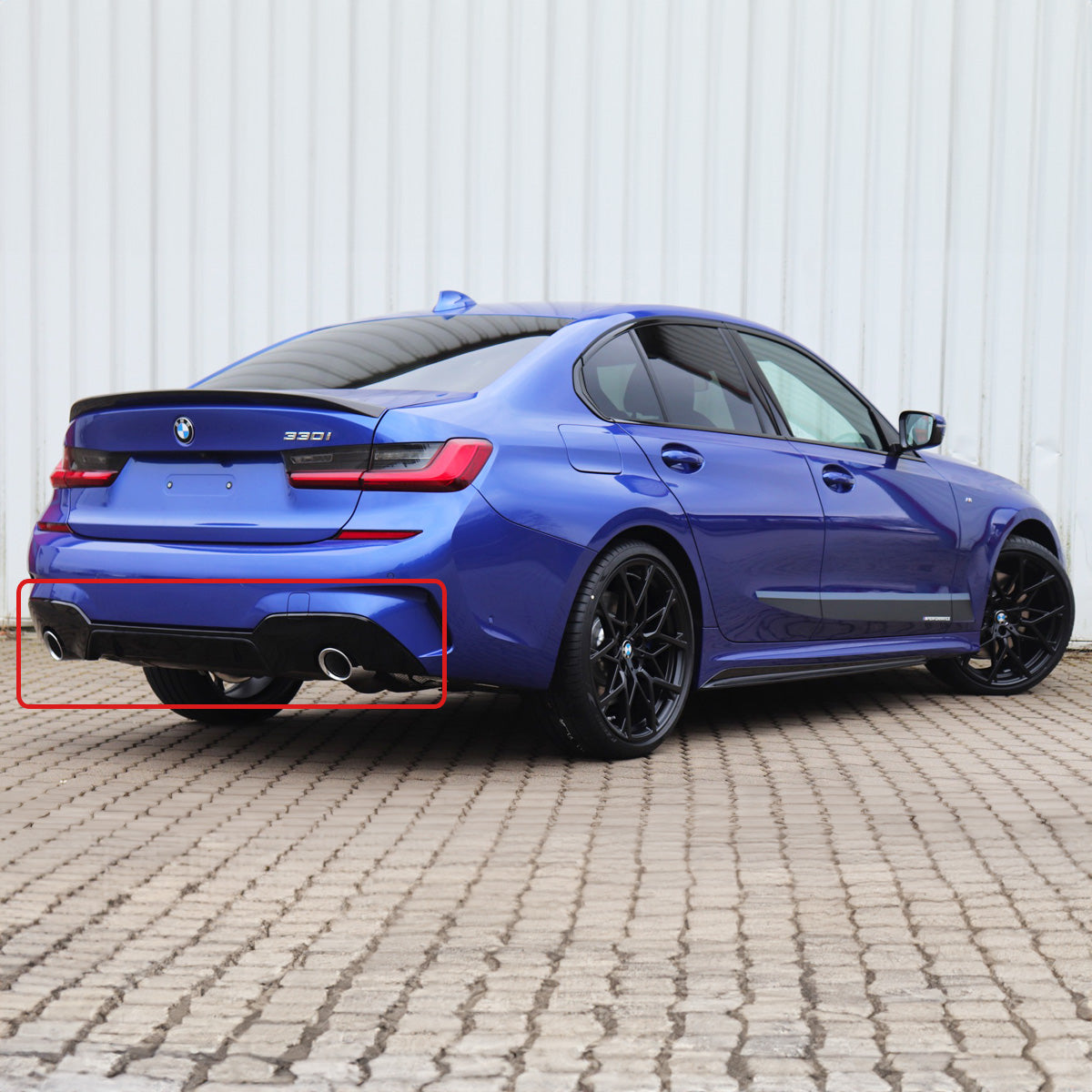 G20 3 Series BMW Satin Black Diffuser 2019-2022