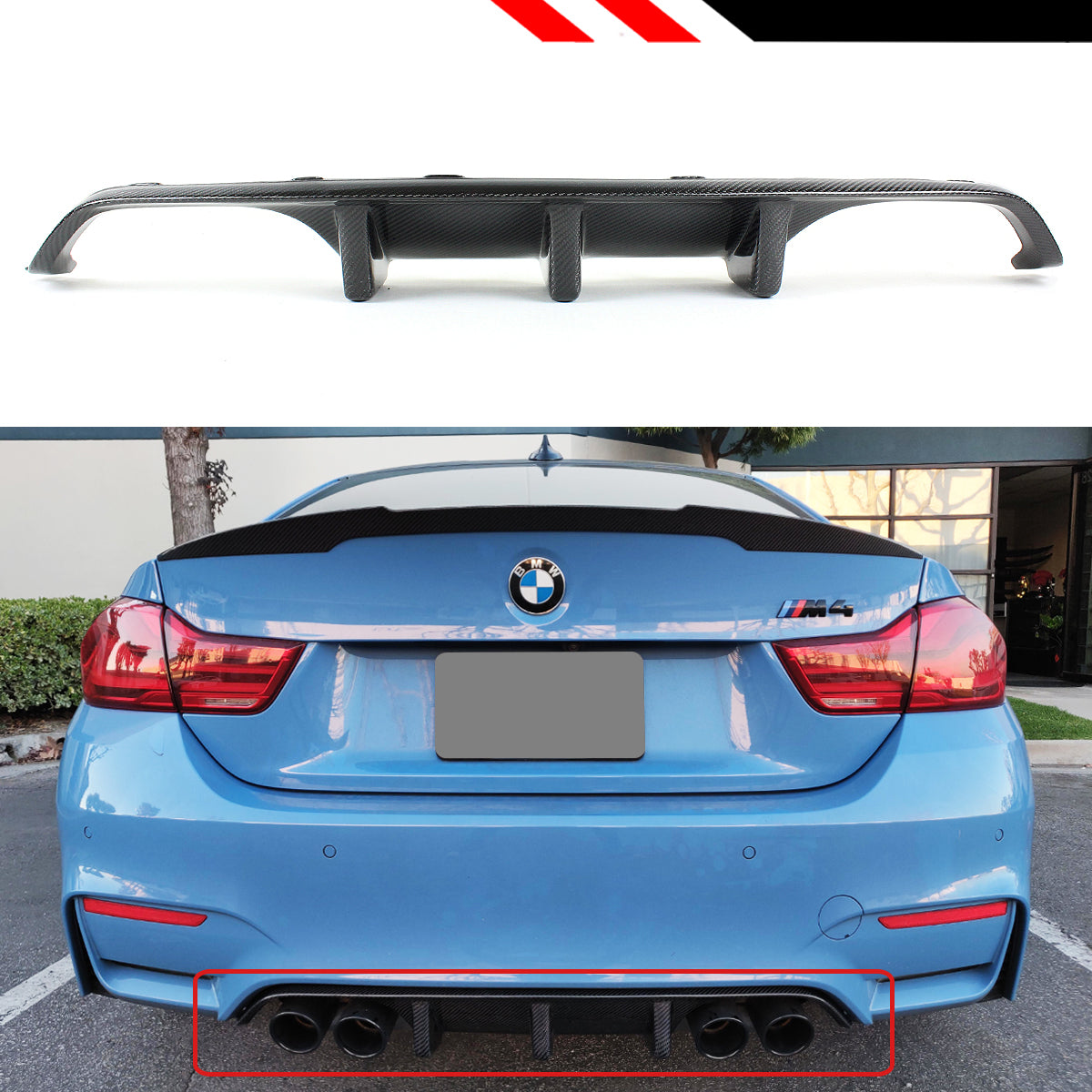 M4 BMW Diffuser Carbon Fiber 2015-2020