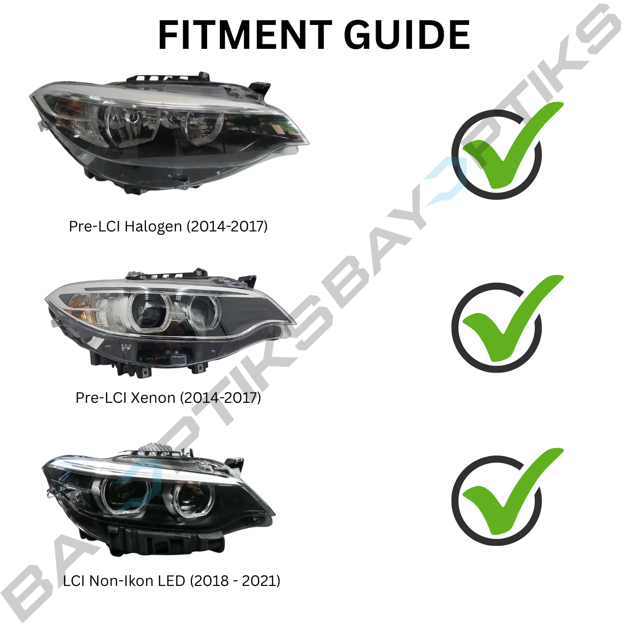 F87 M2 F22 2 Series LCI Ikon Style Headlights (2014 - 2021)