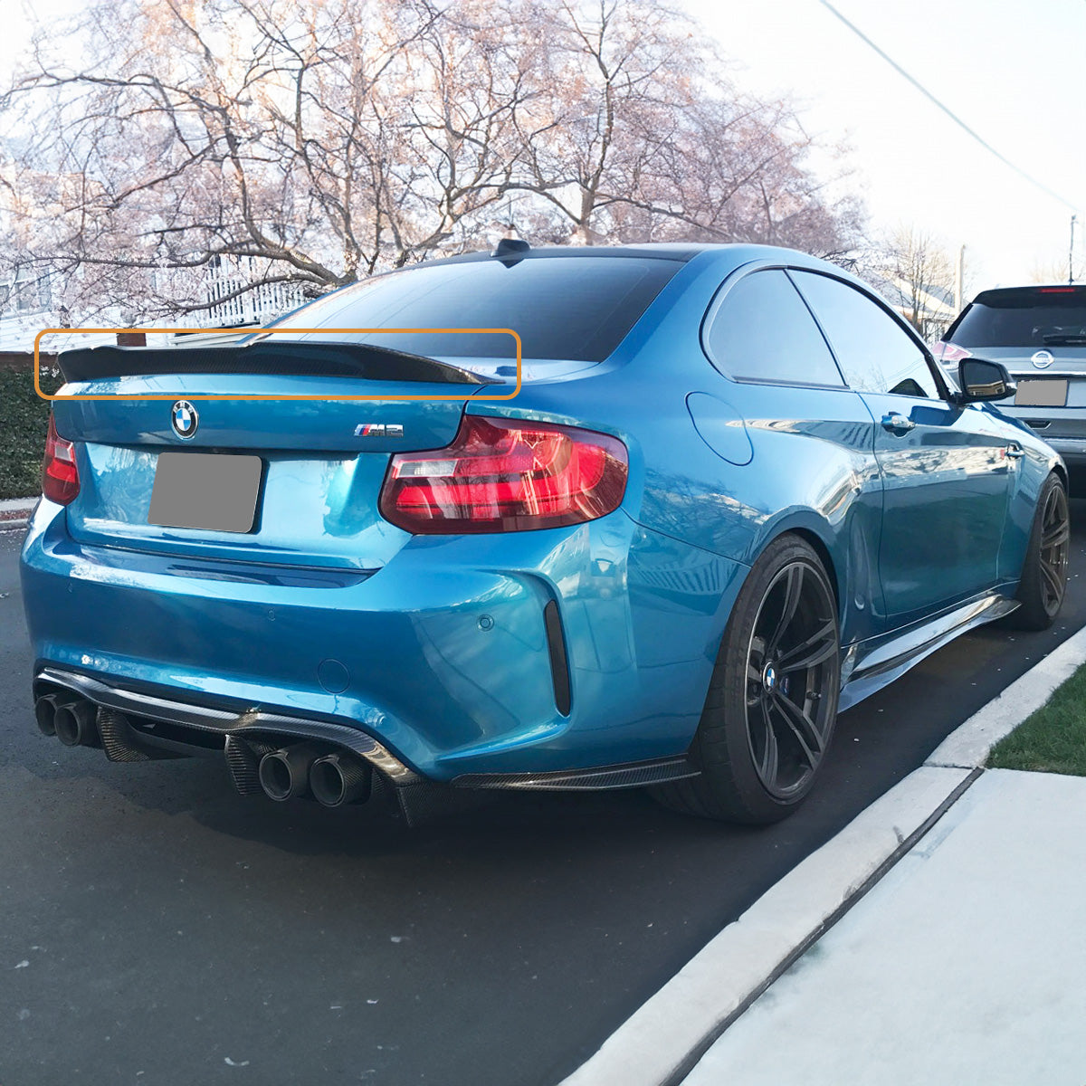 BMW F22 2 Series Spoiler Carbon Fiber 2014-21