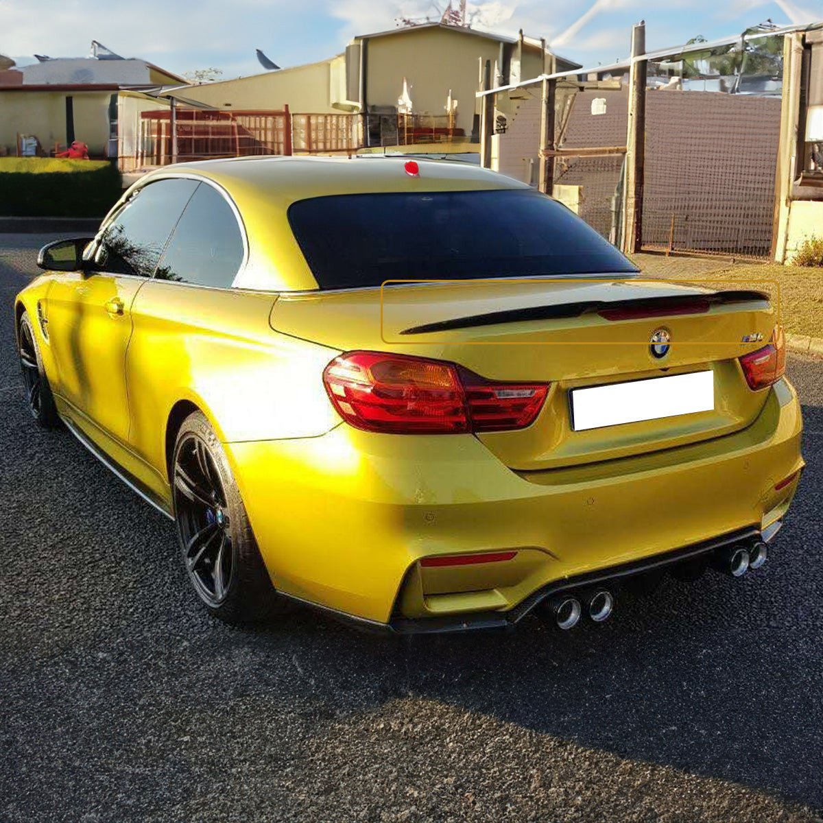 RUNK SPOILER CARBON FIBER for F33 4 SERIES BMW 2014-2020 – Bayoptiks