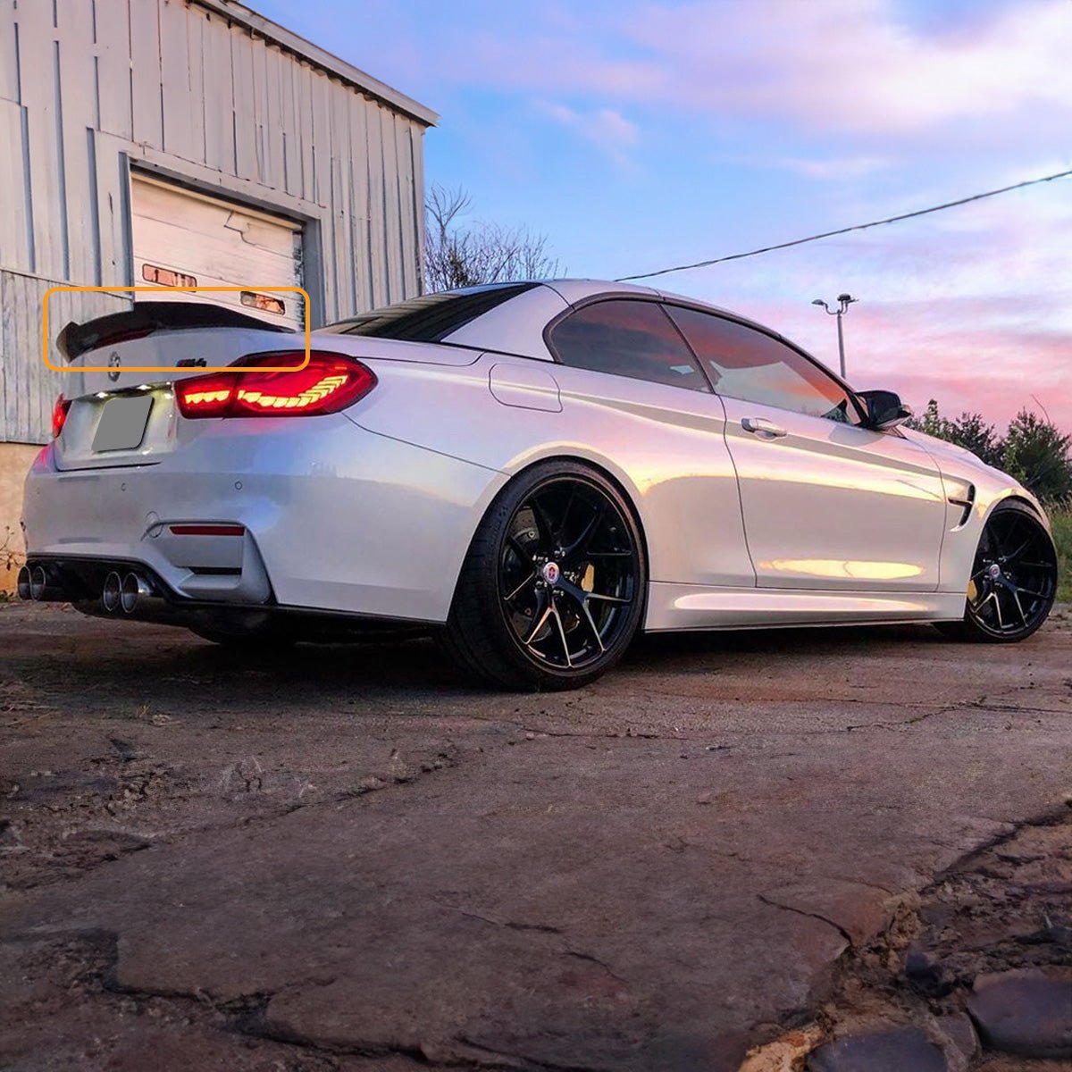 F33 4 Series BMW Trunk Spoiler Carbon Fiber | BayOptiks – Bayoptiks