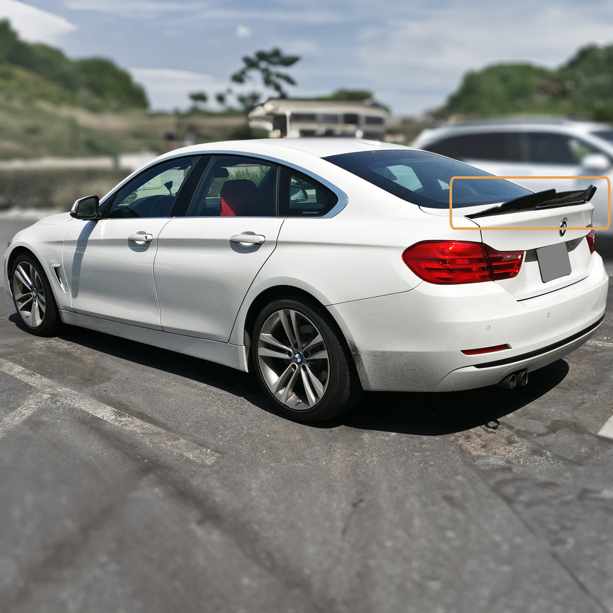 F32 4 Series BMW Trunk Spoiler Carbon Fiber 2014-2020