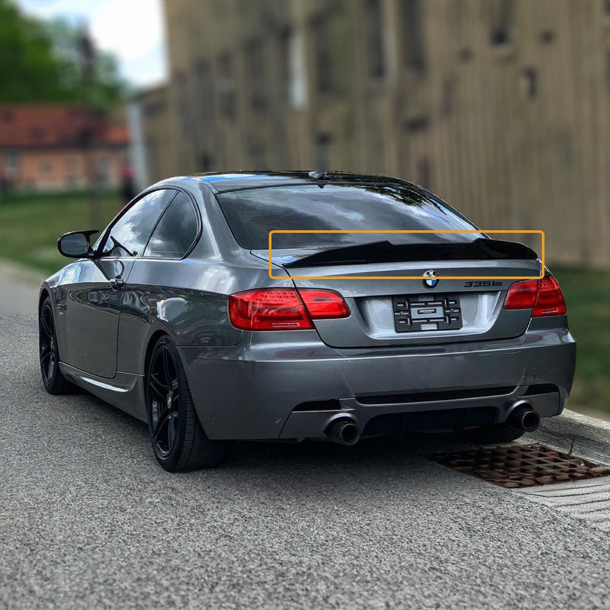 Spoiter E92 3 Series BMW Glossy Black Spoiler 2006-2012 – Bayoptiks