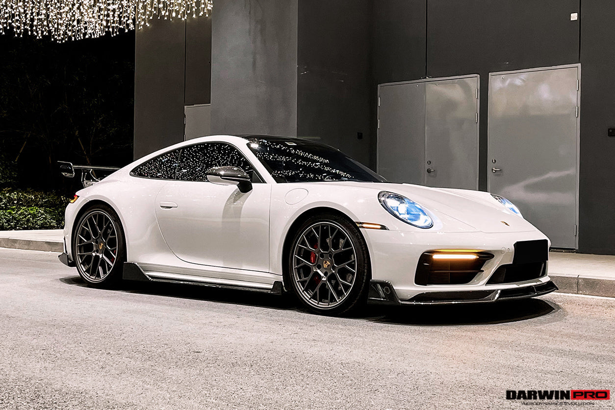 2019 - 2023 Porsche 911 992 Carrera/Targa S/4/4S SD-Sport Design Modl BKSS Style Front Lip