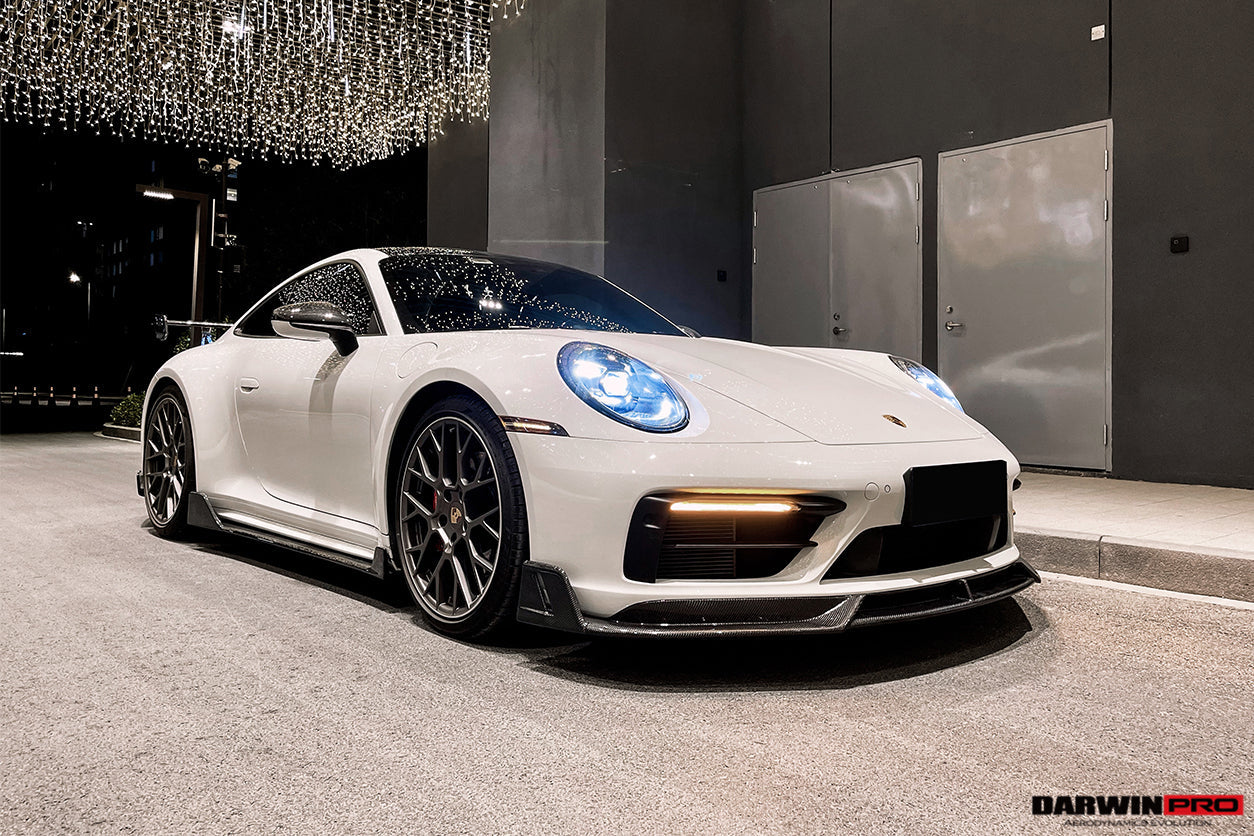 2019 - 2023 Porsche 911 992 Carrera/Targa S/4/4S SD-Sport Design Modl BKSS Style Front Lip