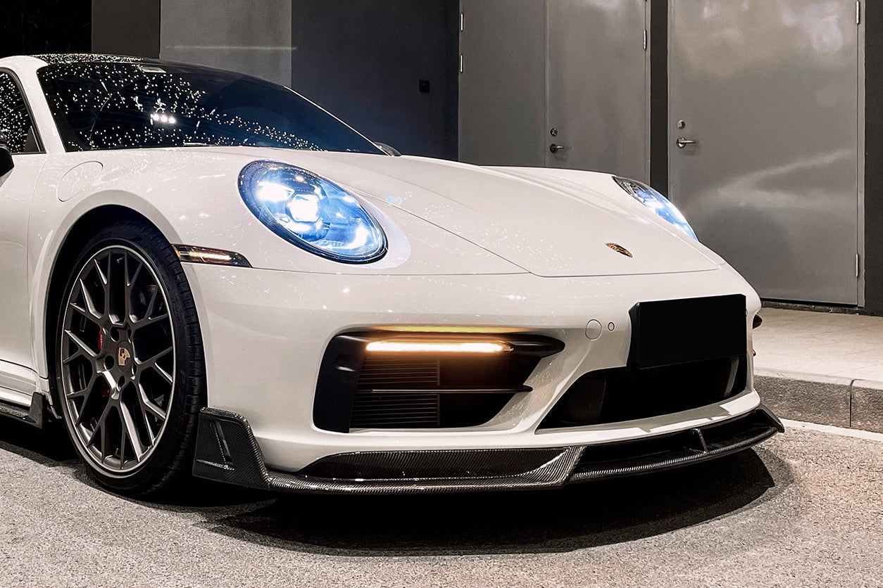 2019 - 2023 Porsche 911 992 Carrera/Targa S/4/4S SD-Sport Design Modl BKSS Style Front Lip
