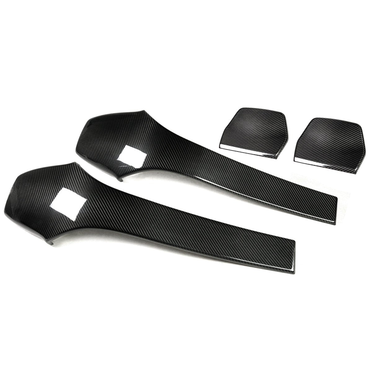 BMW F80 M3 F82 M4 Prepreg Carbon Fiber Seat Back Cover Trims F+ R 4pc 2015-2018