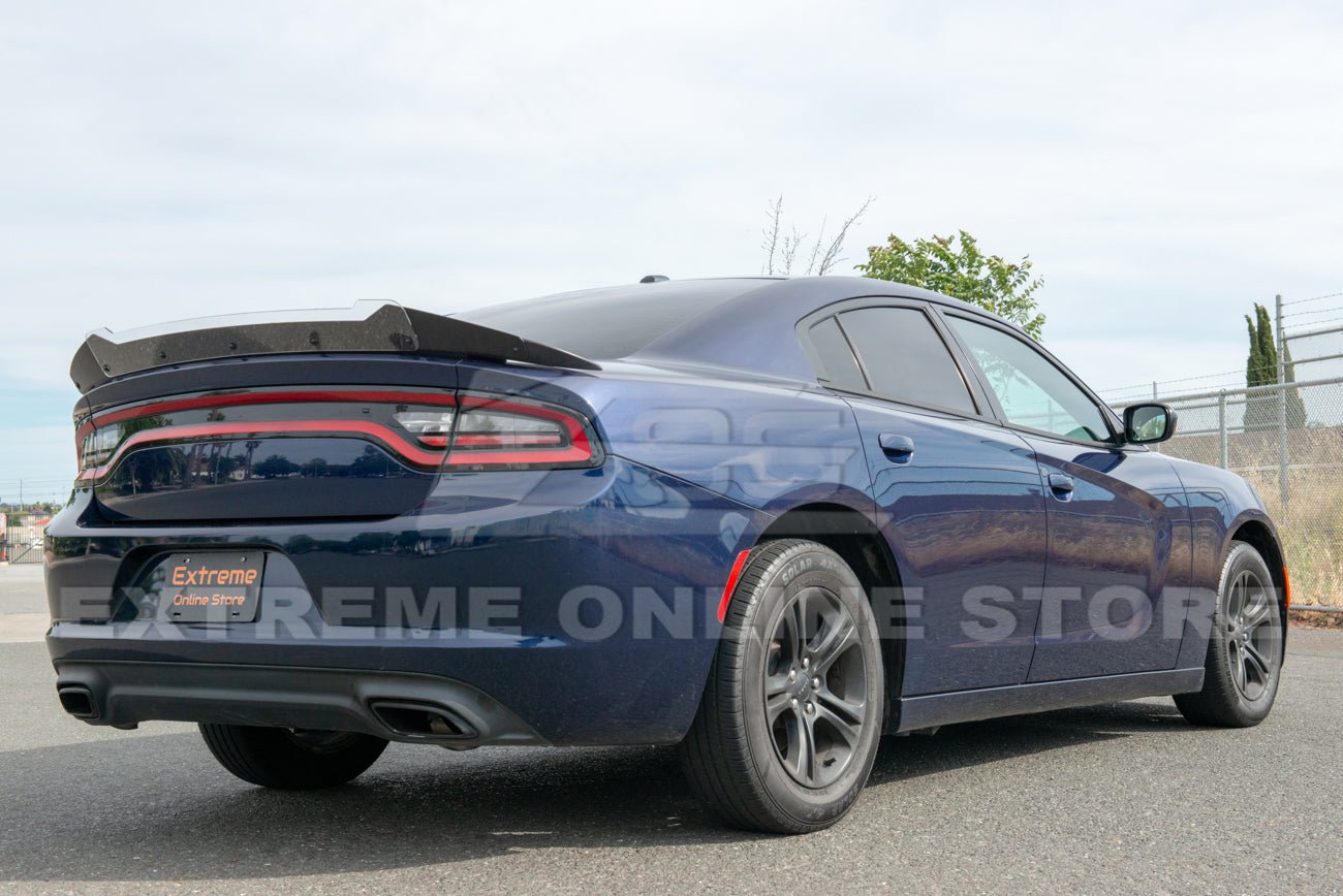 Dodge Charger LD SRT Style Full Aero Kit Splitter Side Skirts Wickerbill Spoiler 2015-Up
