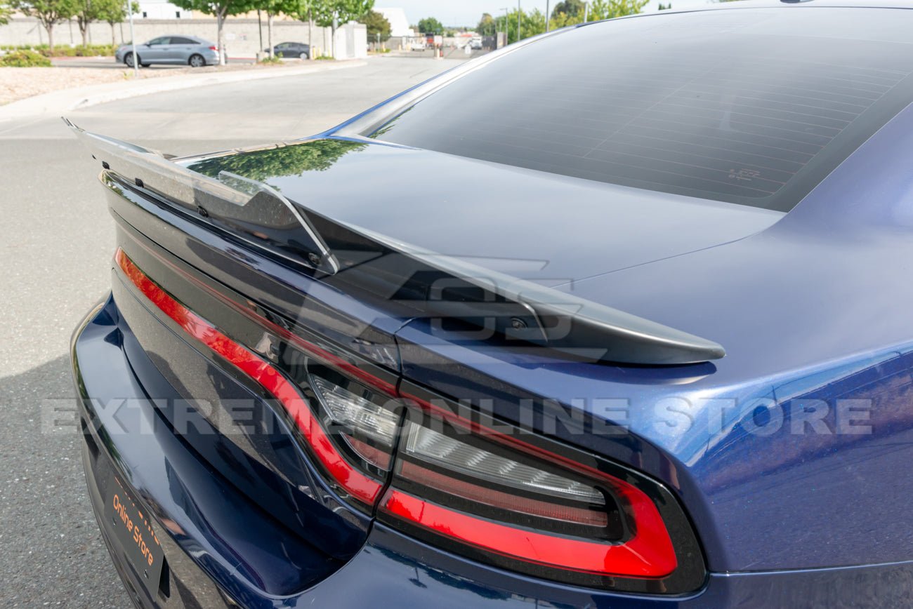Dodge Charger LD SRT Style Full Aero Kit Splitter Side Skirts Wickerbill Spoiler 2015-Up