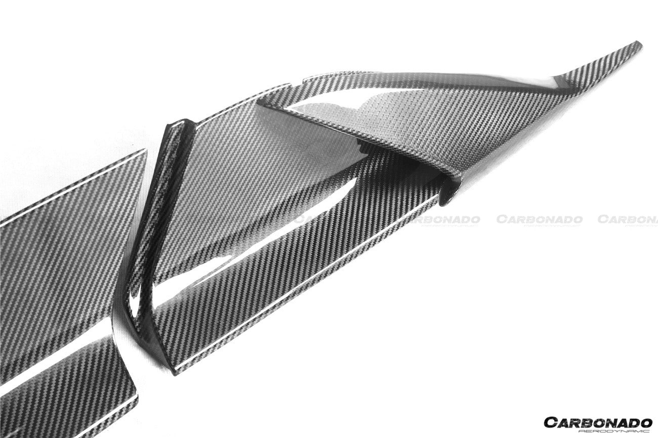 2020 - 2025 Maserati MC20 OE Dry Carbon Fiber Side Skirts