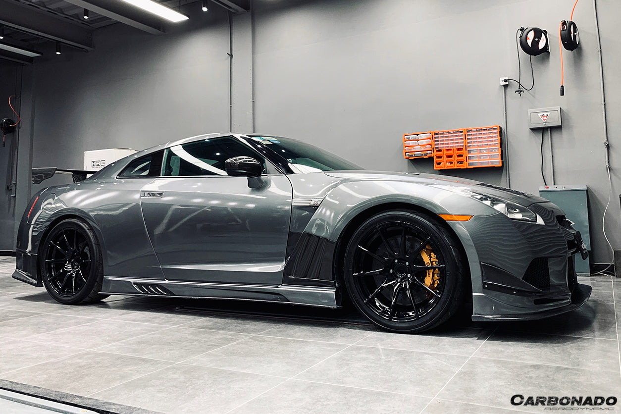 2008 - 2022 Nissan GTR R35 CBA/DBA/EBA VA Style Side Skirts