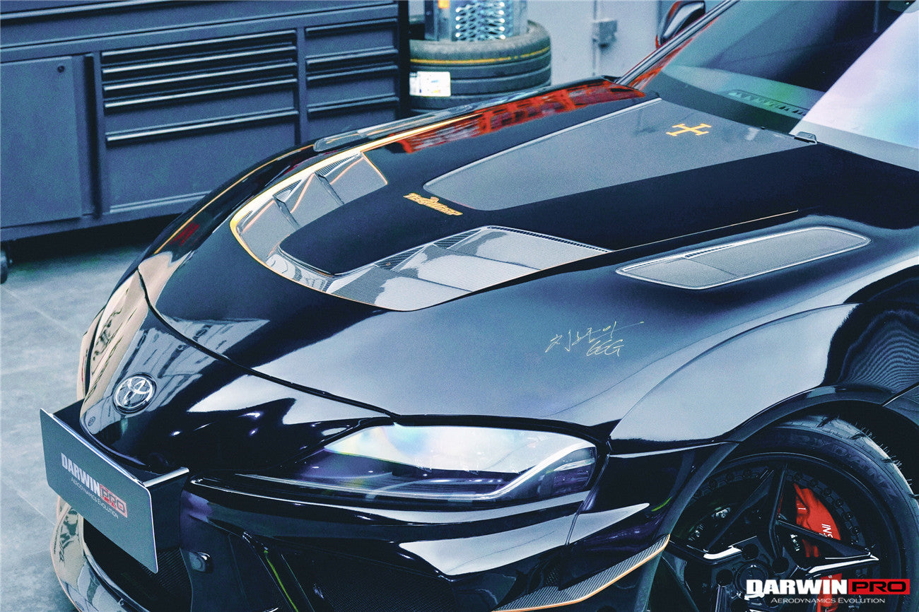 Toyota GR Supra A90 A91 Carbon Fiber Hood (2019–2025)