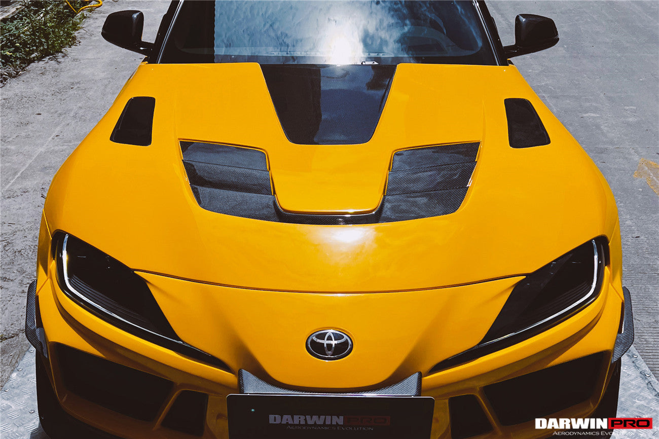 Toyota GR Supra A90 A91 Carbon Fiber Hood (2019–2025)