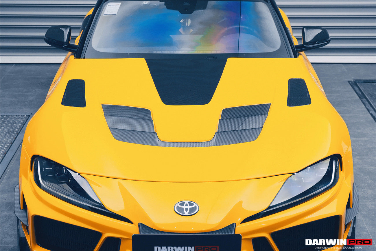 Toyota GR Supra A90 A91 Carbon Fiber Hood (2019–2025)