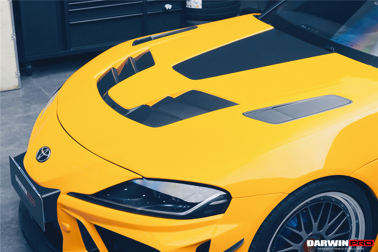 Toyota GR Supra A90 A91 Carbon Fiber Hood (2019–2025)