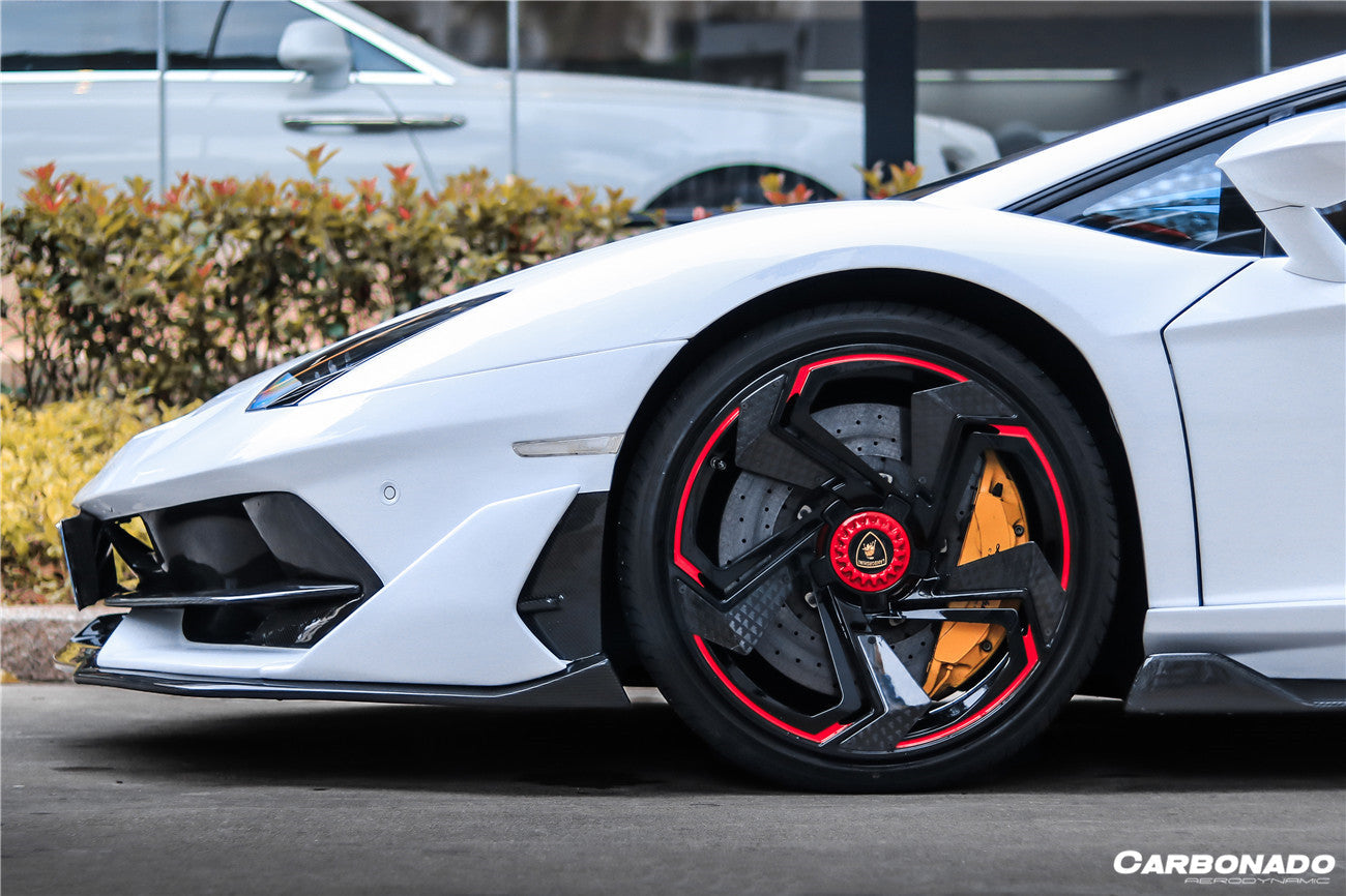 2011 - 2021 Lamborghini Aventador LP700 LP740 LP750 SVJ Coupe & Roadster SVJ Style Part Dry Carbon Fiber Front Bumper