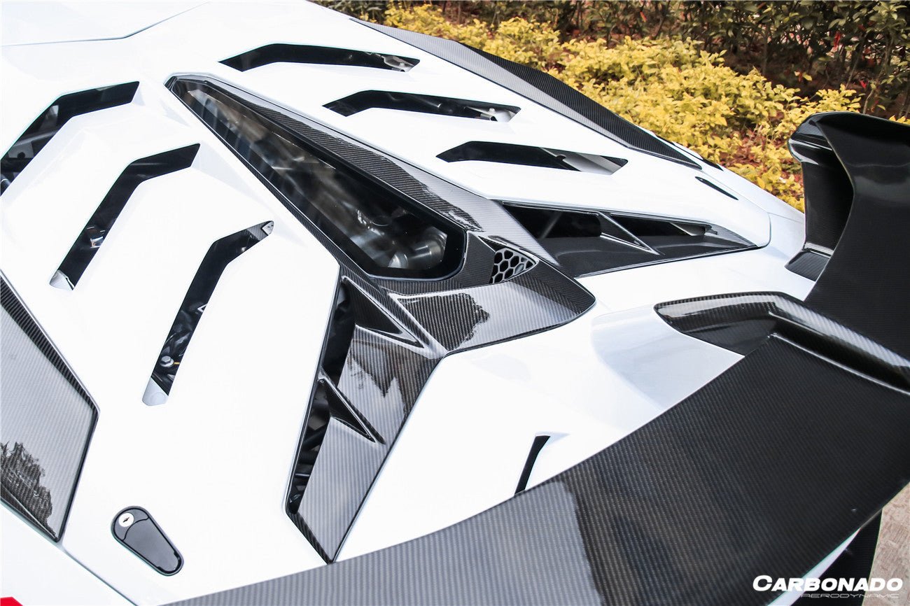 2011-2021 Lamborghini Aventador SVJ Style Dry Carbon Fiber Full Aero Kit