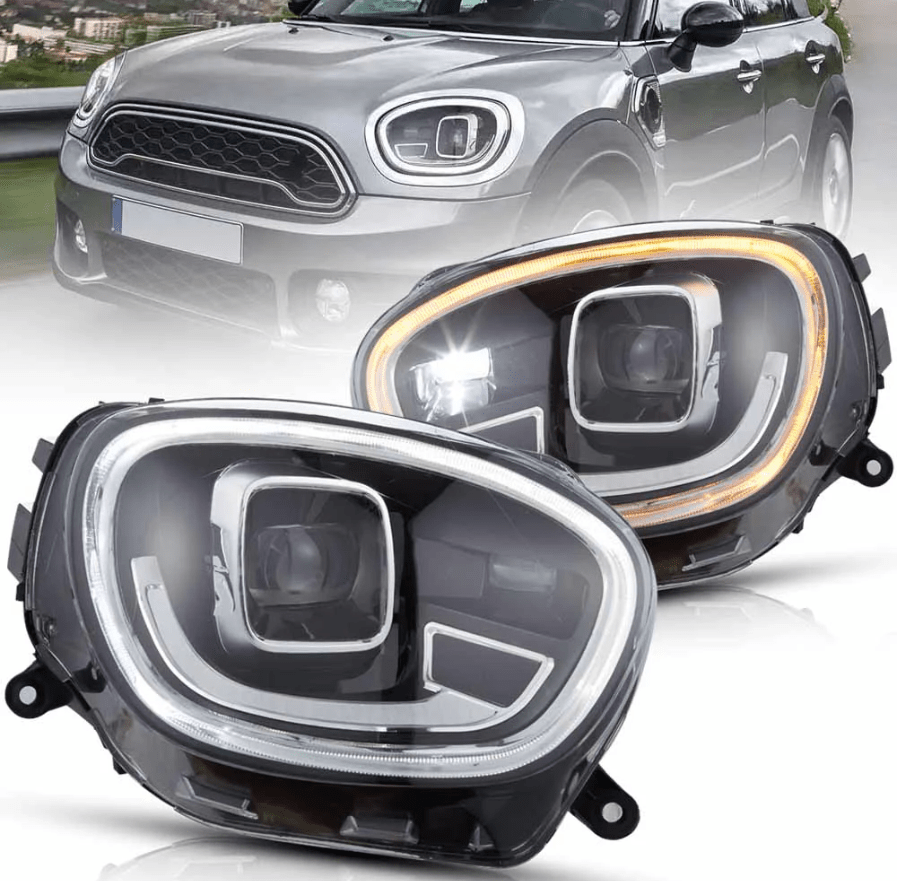 Mini Countryman F60 Union Jack LED Headlights 2017-2020