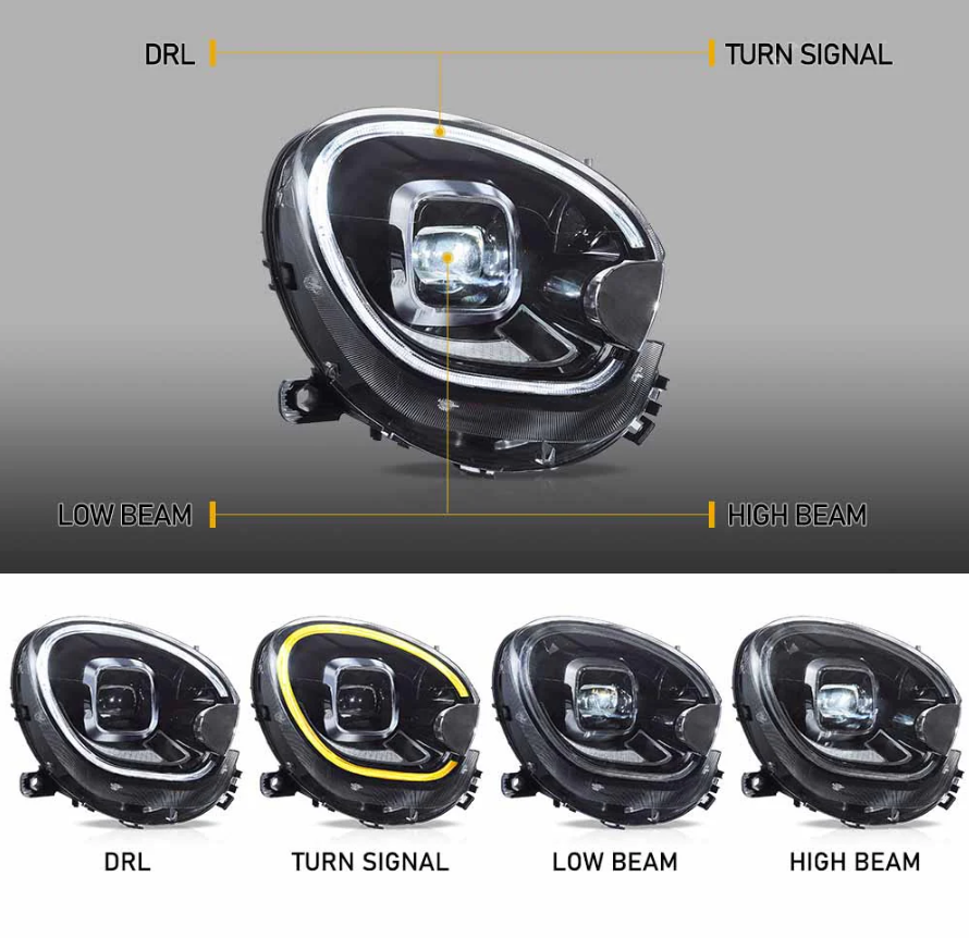 BMW LED Headlights For Mini Countryman R60 2010 - 2016