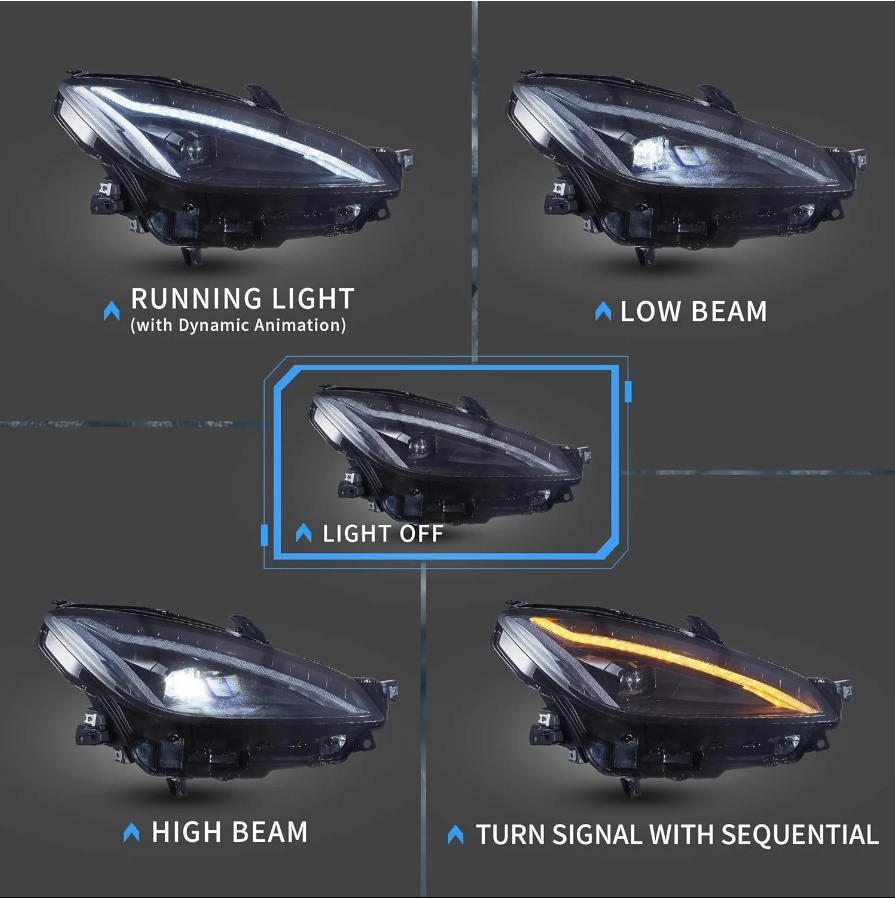 2022 - 2024 LED Headlights For Toyota GR86 And Subaru BRZ 2nd Gen ZN8/ZD8