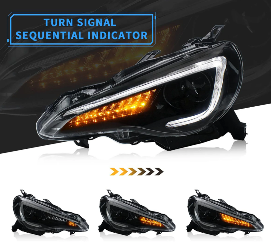 2012 - 2020 LED Headlights For Toyota 86/GT86, Subaru Brz, Scion Frs