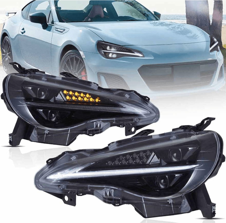 Toyota 86 GT86, Scion Frs, Subaru Brz Full LED Headlights 2012 - 2021