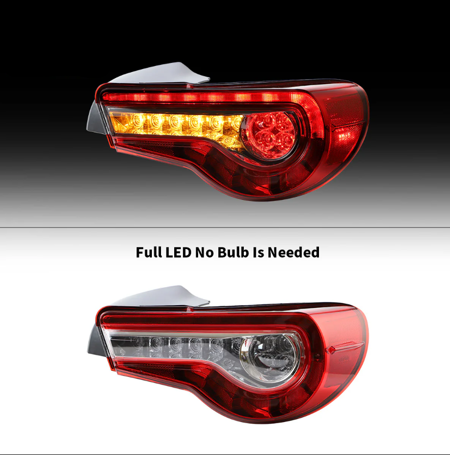2012 - 2020 Toyota 86 gt86/ Subaru brz/ Scion frs Rear Lamps Assembly LED Taillights