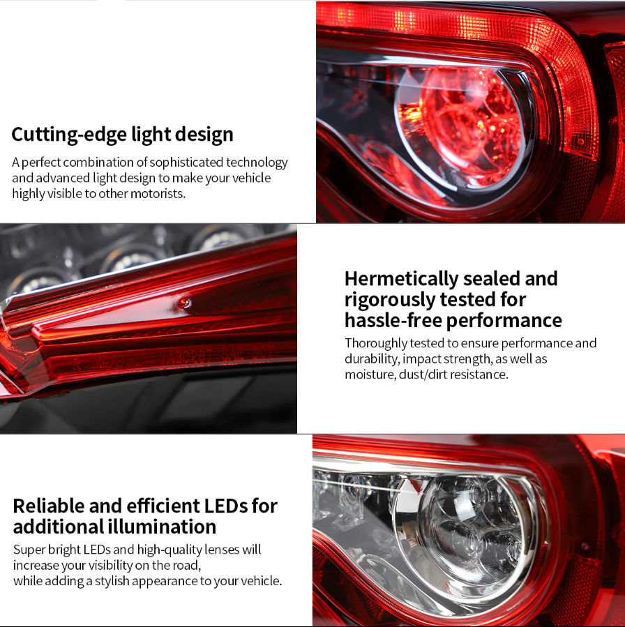 2012 - 2020 Toyota 86 gt86/ Subaru brz/ Scion frs Rear Lamps Assembly LED Taillights