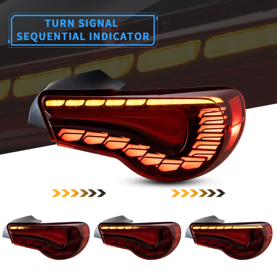 2012 - 2020 Toyota 86 GT86, Subaru BRZ, Scion FRS LED Taillights