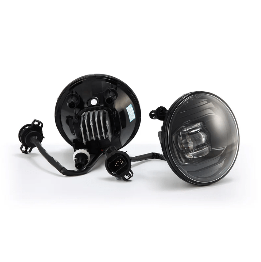 Chevrolet Avalanche / Suburban/Tahoe (With Round Fog Lights) DoubleTap Dual Color LED Projector Fog Lights 2007 - 2014