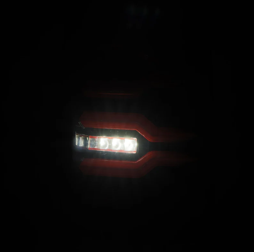 Chevrolet Silverado/ GMC Sierra LUXX-Series LED Taillights Black Red 1999-2006