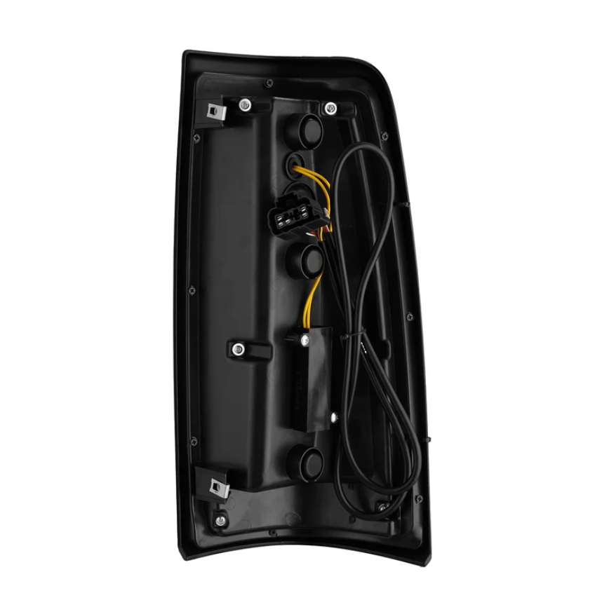 Chevrolet Silverado/ GMC Sierra LUXX-Series LED Taillights Black Red 1999-2006